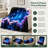 Galaxy Space Flannel Throw Blanket - Nebula Pattern, Blue and Pink, Ultra Soft, Lightweight, Breathable, All-Season, Skin-Friendly, Decorative, for Sofa, Couch, Living Room Bedroom-135728802