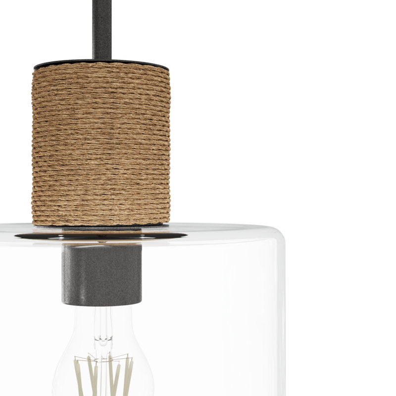 Jasmine Roth 1 - Light Noble Bronze Single Pendant, 18" H x 9" W x 9" D