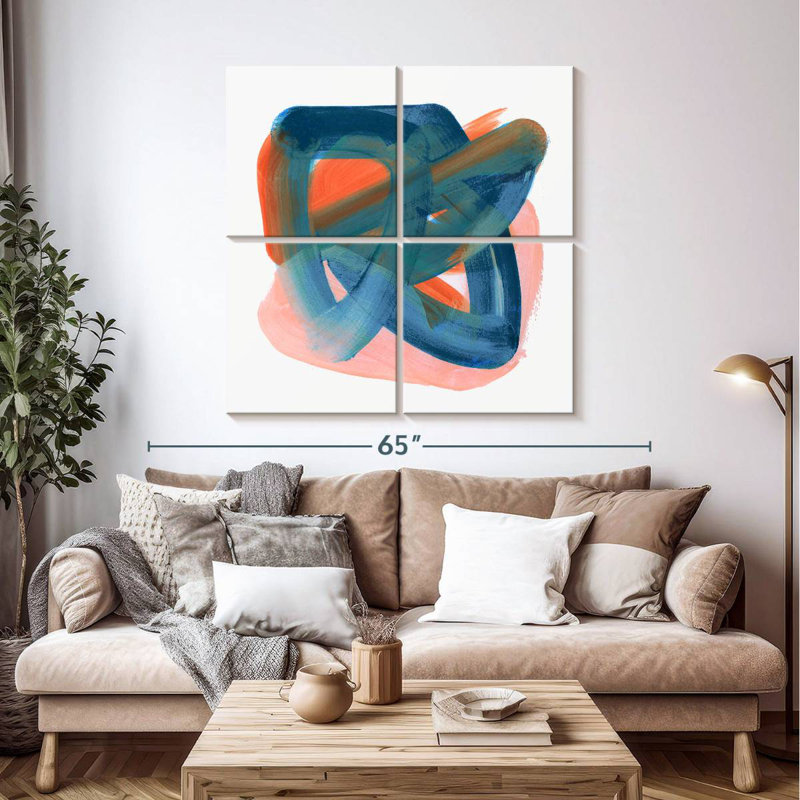 Tangled IV, 45" H x 45" W