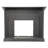 Dakesbury Faux Stone Electric Fireplace withTouch Screen Control Panel