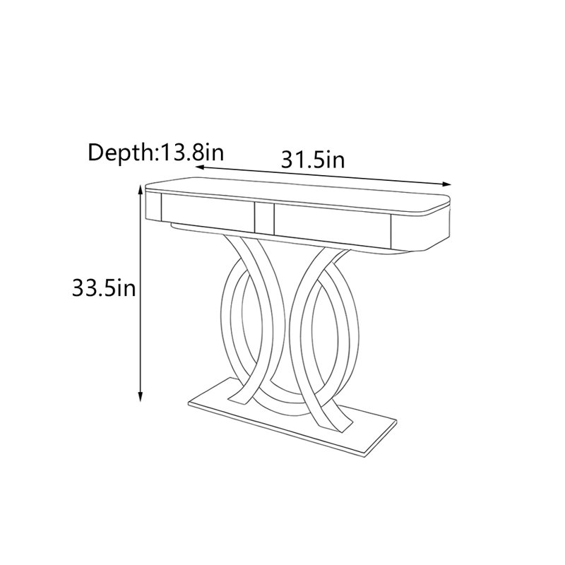 Italian Luxury Console Table