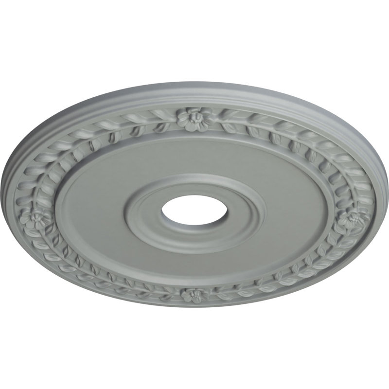 Médaillon de couronne 21 1/8 po x P 3 5/8 po x P 7/8 po (convient aux auvents jusqu'à 6 po)