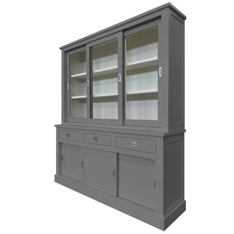 Lemire Standard Display Cabinet, Dusty Grey