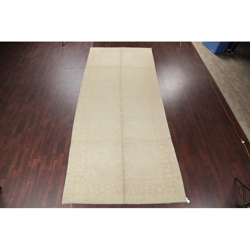Tapis intérieur en laine noué la à la main 7 pi x 16 pi 6 po one-of-kind VanVleet