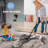 Lint-free, stylish, stain-resistant area rug-1039320054