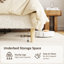 Structure de grand lit, lit plateforme rembourré moelleux avec tête de lit réglable en hauteur, structure robuste et Alats, conception silencieuse, compatible avec les matelas sans ressorts, facile à assembler, beige-129932410-129932412