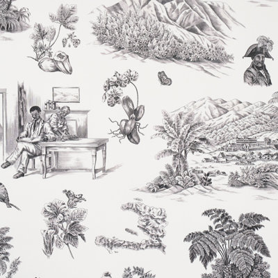 Schumacher x Victor Glemaud Toussaint Toile Wallpaper