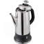 Cafetière électrique à percolateur de 12 tasses, percolateur à café en acier inoxydable 304 avec fonction de maintien au chaud et poignée résistante à la chaleur, cafetière classique, infusion rapide et bec verseur facile, argent