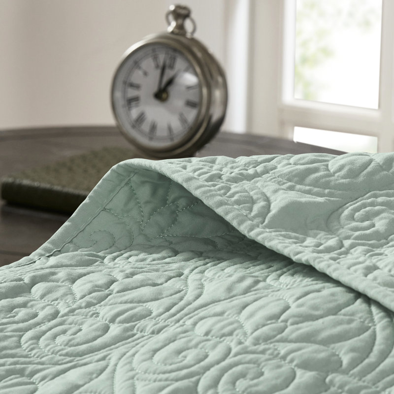 Reversible Bedspread In Twin Size - Prewashed Cotton Filling For A Restful Slumber, Oversized To Provide Flawless Cover, Includes And 2 Shams  1 Bed Comfortable Pre-Washed Interior, Matching Twin ,