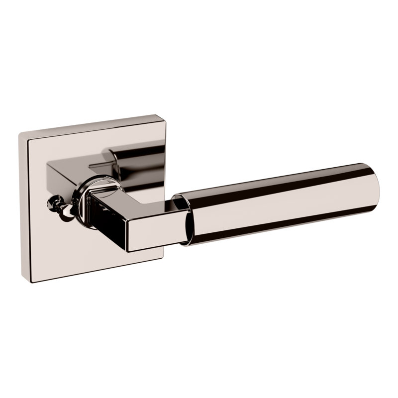2.65625 H X 5.953125 W X 2.625 Privacy (Bed & Bath) Door Lever, Polished Nickel