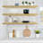 Sorbus Floating Shelves for Wall - Set of 3 Extra Long Floating Shelves for Bedroom, Kitchen, Living Room, Bathroom Shelves, Farmhouse Home Decor - Wall Mounted Floating Shelves - Extra Large, Maple-109748803-124322117