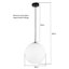 Kiryazov 1 - Light Black Globe Glass Pendant