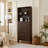Shoe Cabinet With 3 Flip Drawers,Narrow Shoe Rack Cabinet, Entryway Shoe Storage Cabinet With Open Shelves, Freestanding Hidden Shoe Rack Organizer With Solid Wood Legs For Hallway, Living Room, Large