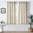 Semi Sheer Rod Pocket Farmhouse Textured Curtains-391720866-391720892