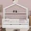 Lit maison avec lit gigogne et tablette-111402896-111402898