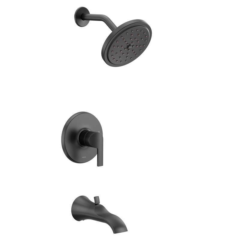 Robinet de baignoire et douche Doux Eco Performance, Noir mat
