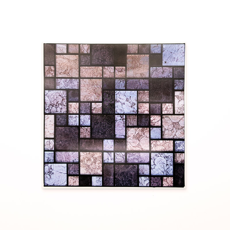 15cm W x 15cm L PVC Peel and Stick Mosaic Tile