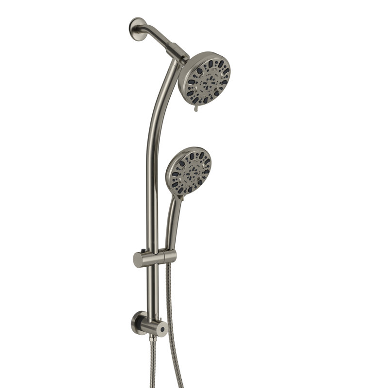 Dual Shower Head 1.8 GPM GPM, Brushed Nickel