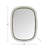 Squiggle Rectangle Mirror Bronze-1070467558