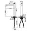 Robinet de lavabo de salle de bain monocorps à fixation sur plateau avec drain optionnel-120150121-120150126