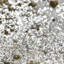 Art contemporain sur toile taupe 3, scintillant avec des paillettes et des roches naturelles pour un look captivant