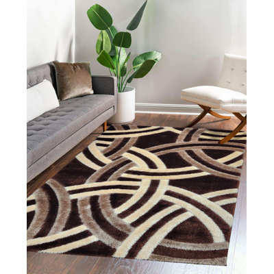 Feather Jeramiyah Shaggy Brown & Beige