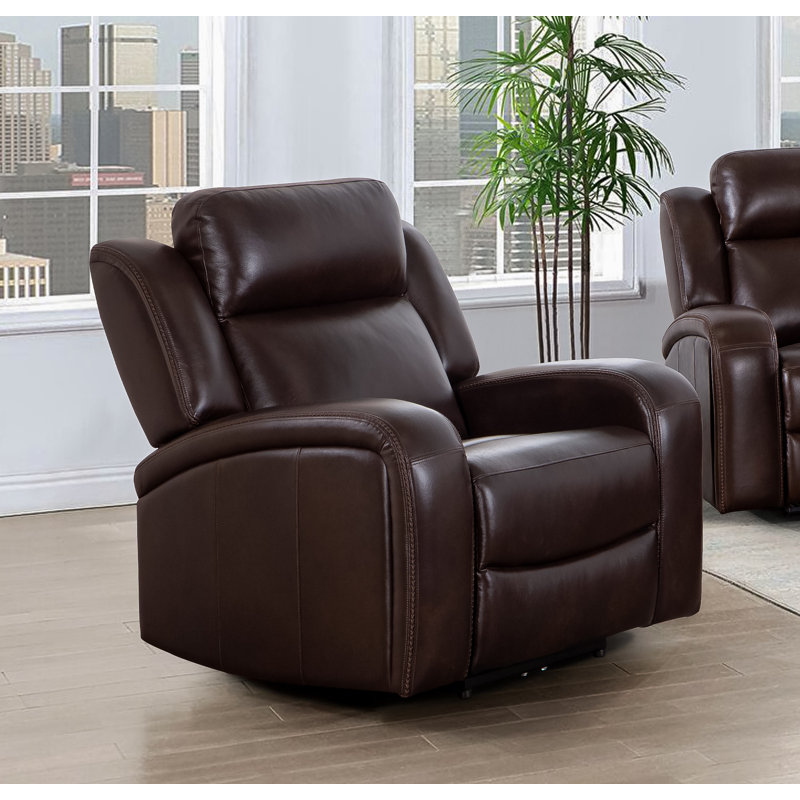 Fauteuil inclinable en cuir italien Logan