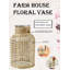 Vase de table en verre