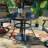 Patio Dining Set with Rectangular Table