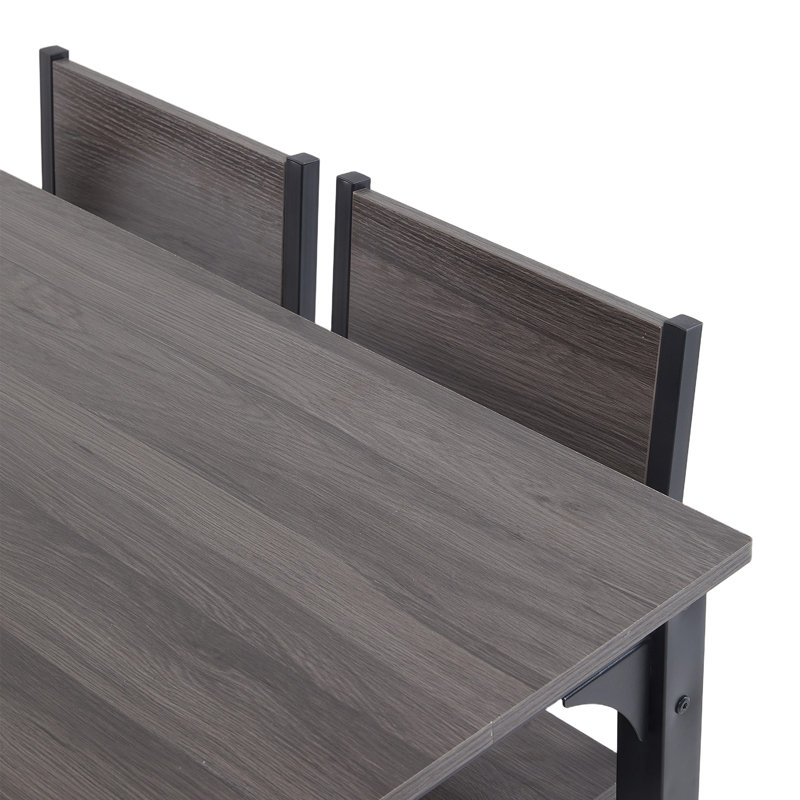 4 - Person Dining Set, Black