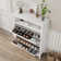 Shoe Cabinet With 2 Flip Drawers and Open Area