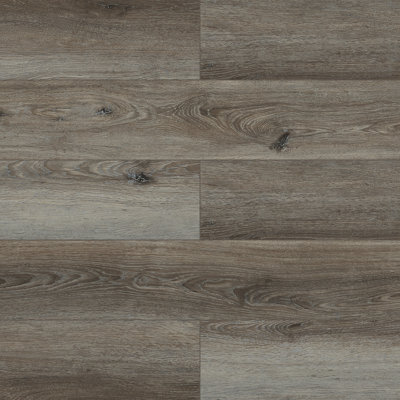 Smoked Hickory 7.17 in. x 48 in. 6mm 22mil Waterproof Rigid Core Luxury Vinyl Plank Flooring (23.96 Sq.Ft/Case)