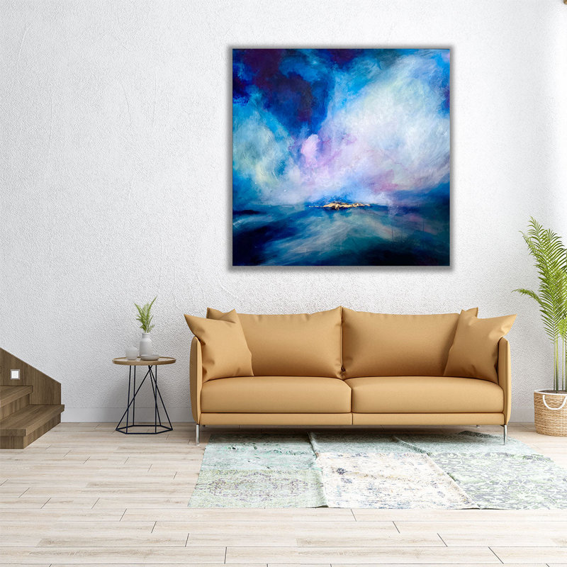 Seascape Lumiere - reproduction d'art sur toile, H 40 po x l 40 po