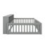 Lit au sol avec armoires de rangement et ports USB-866170901