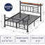 Base de lit plateforme en métal avec station de charge intégrée et lumières DEL, tête et pied de lit de style rétro-1978283997-1978283968