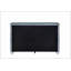 Commode à 9 tiroirs avec plateau en verre trempé Glam, façades de tiroirs en velours capitonné et boutons en faux cristal pour un rangement élégant
