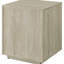 Blanc et gris, autoportant, 3 tiroirs, classeur, bureau personnel, accoudoirs, design, look contemporain, matériau principal Armoire 4 tiroirs autoportante en gris délavé, avec accoudoirs et fabrication, 19,17
