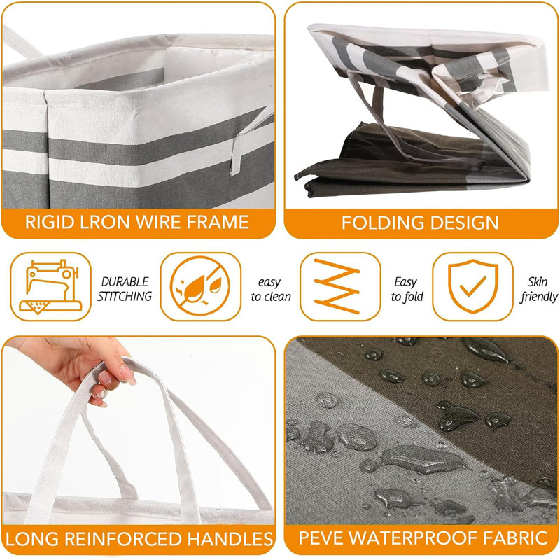 Canvas Laundry Basket