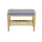 Knarr Cotton Upholstered Storage Bench-2112787568