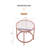 Ashalee Glass Top End Table