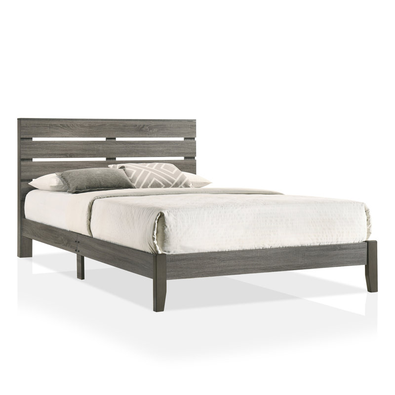 Kaya Solid Wood Slat Bed, California King