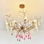 Akari Tree Branch Teardrop Chandelier Lighting, 23.6" Dia-748957735