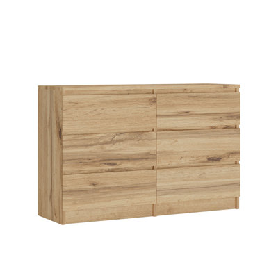Demi 120cm W 6 - Drawer Chest of Drawers