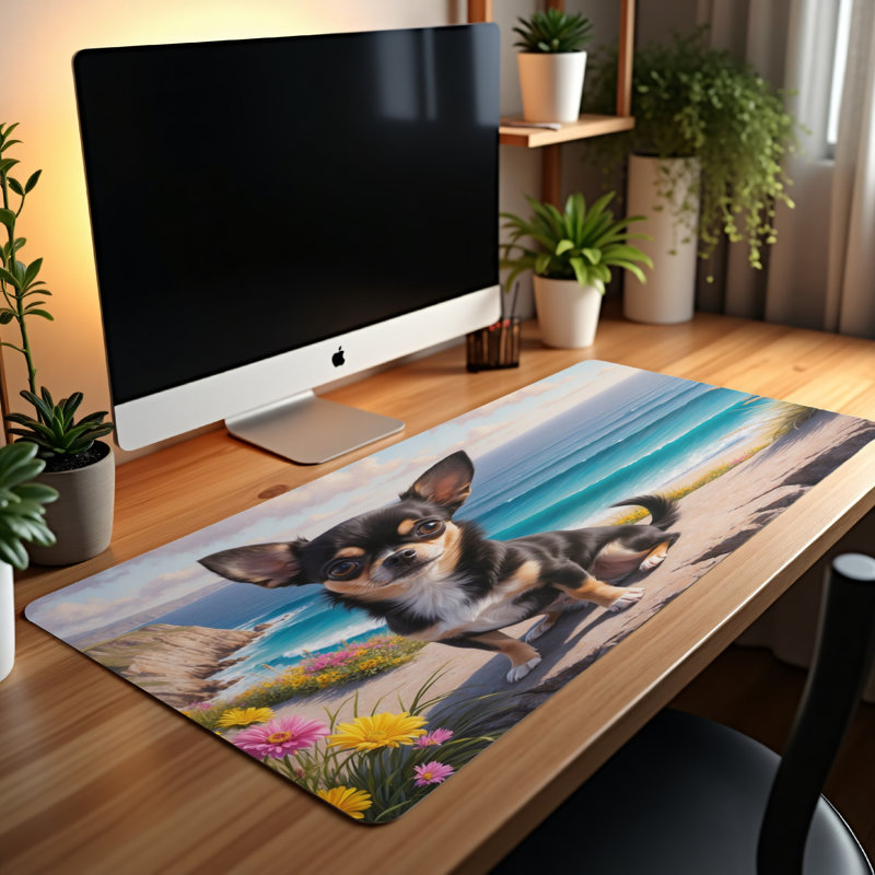 Polyester Desk Pad, 31.5x15.5