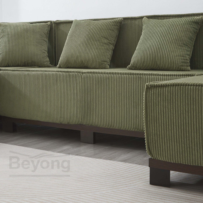 Canapé modulaire en forme de U Modern, Green