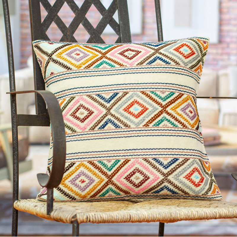  Housse de coussin en coton faite à la main