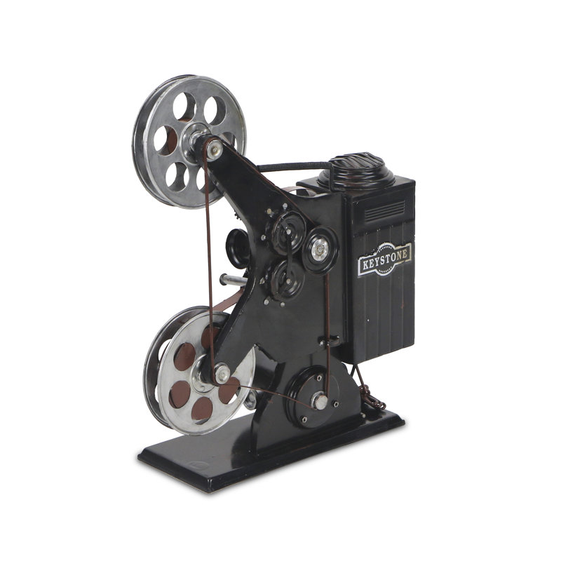 Sculpture projecteur rétro movie Biddlestone