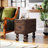 Solid Wood End Table-1118698286