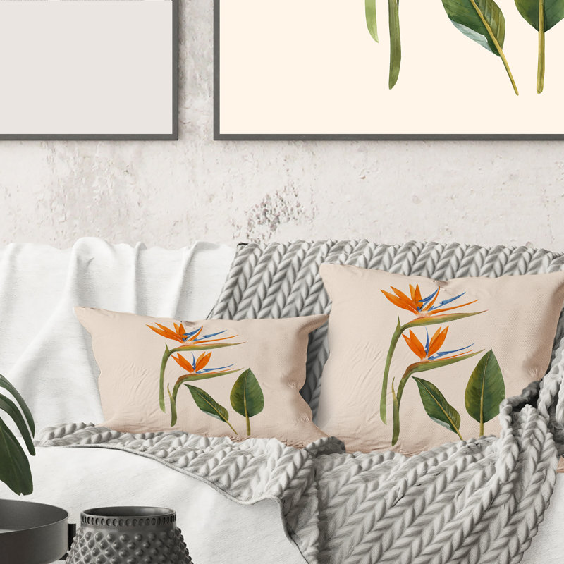 Housse et insert de coussin Strelitzia