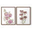Watercolor Blooms I - reproduction encadrée de qualité supérieure - prête à être accrochée - aucun clou requis - aucun clou requis-96807218-96807221